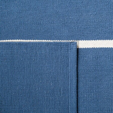 Flowers First 6 x 6 ft. Montauk Contemporary Square Hand Woven Rug Navy & Ivory FL1881643